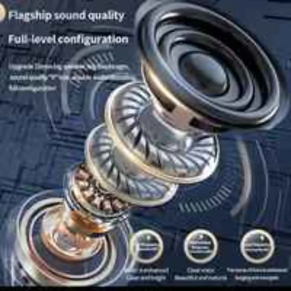 NEW Bluetooth Wireless‎ Touch Headphones Universal Noise Cancelling CHARGER INCL